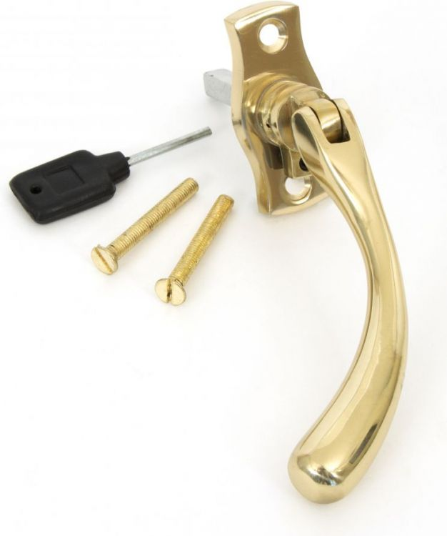 FTA 20419L POLISHED BRASS PEARDROP ESPAG - LH