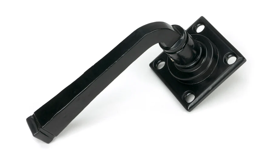 FTA 33873 BLACK AVON LEVER ON ROSE SET UNSPRUNG