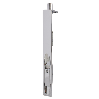 FLUSH BOLT (LEVER ACTION) 204MM X 20MM (8") SATIN CHROME