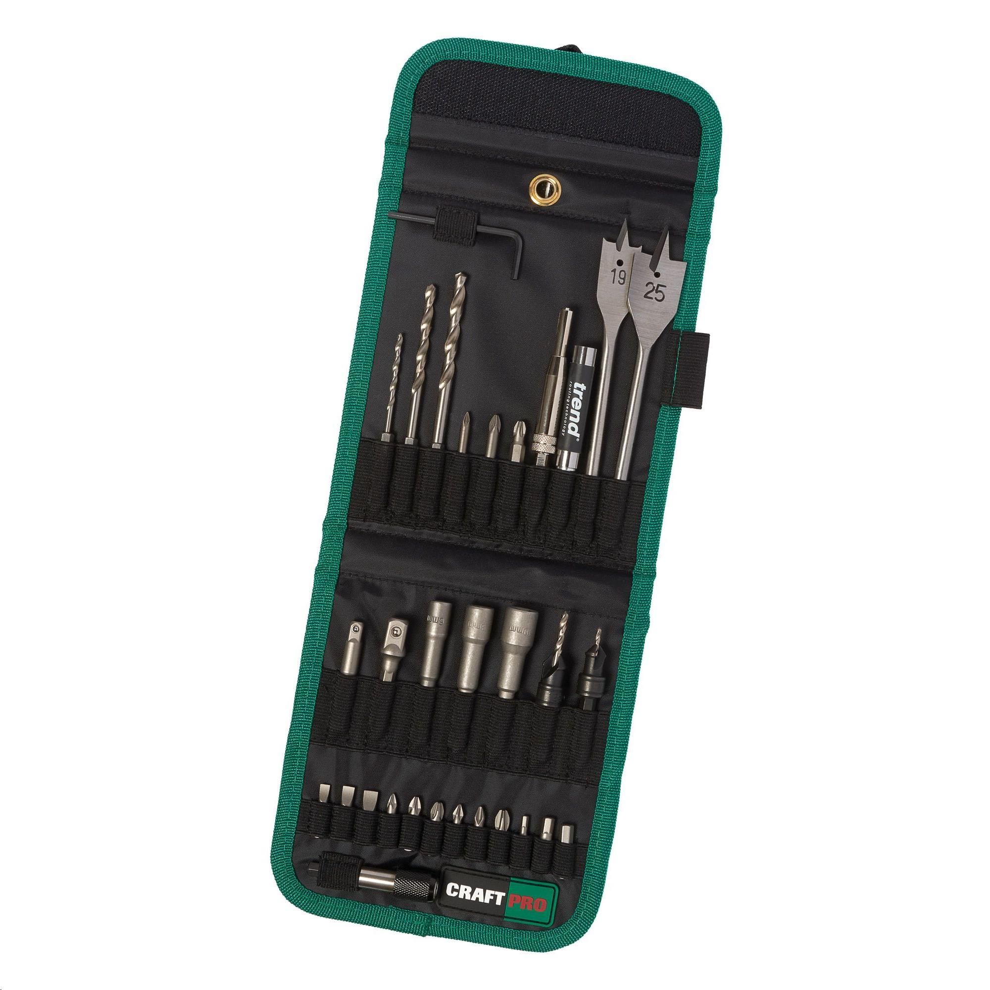 TREND CRAFT PRO QUICK RELEASE SET IN TOOL HOLDER (30PCS SET)