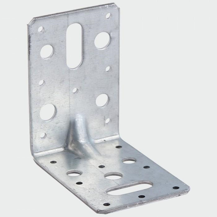 REINFORCED ANGLE BRACKET - STAINLESS STEEL 90 X 90 X 2.5MM (X 60MM WIDE)