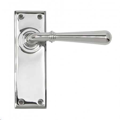 FTA 91422 POLISHED CHROME NEWBURY LEVER LATCH SET
