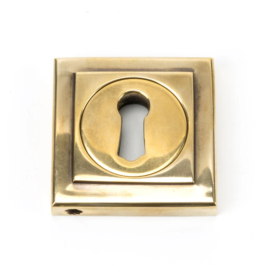 FTA 46116 AGED BRONZE ROUND ESCUTCHEON (SQUARE)