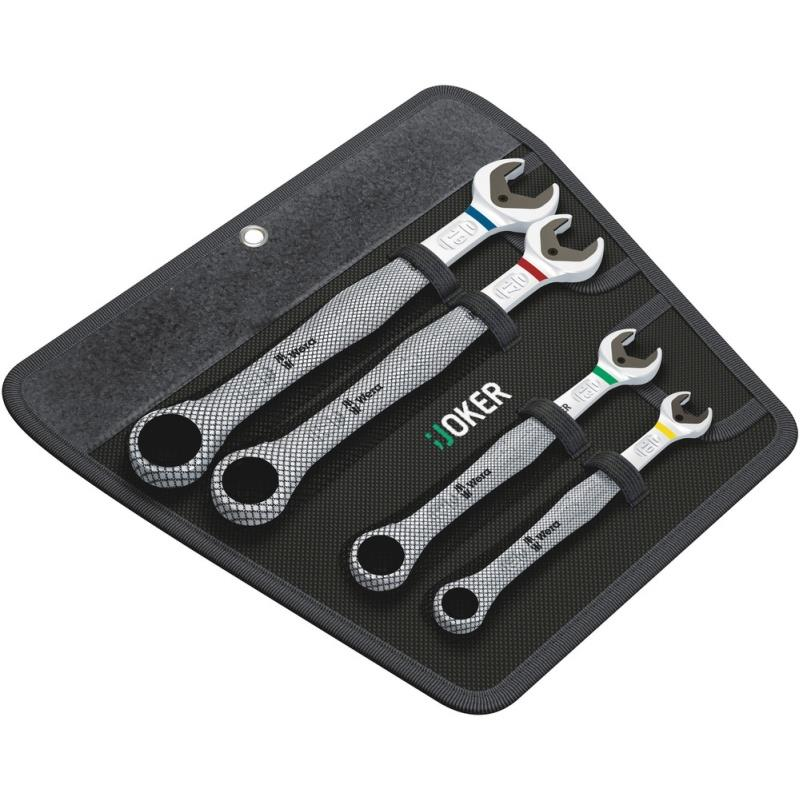 WERA JOKER METRIC RATCHET SPANNER SET (4PC COMBI RATCHET SET)