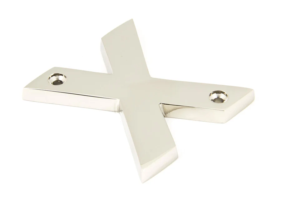 FTA 90303X POLISHED NICKEL LETTER X