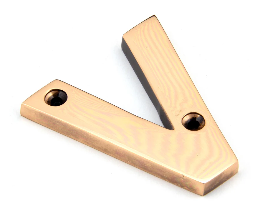 FTA 92031V POLISHED BRONZE LETTER V