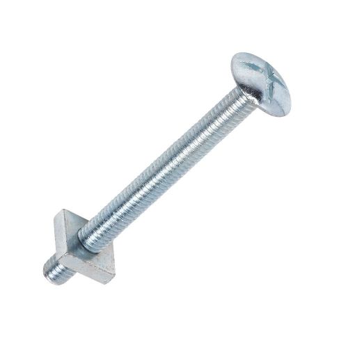 ROOFING BOLT & NUT BZP M 6 X 140 