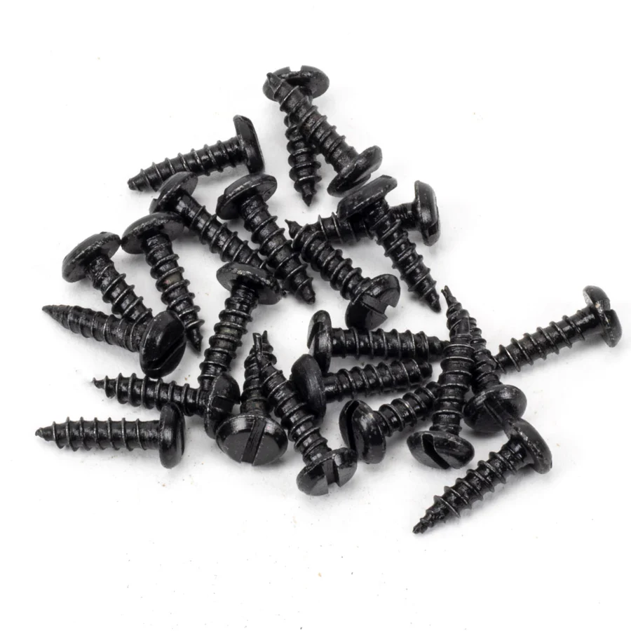 FTA 91156 BLACK 6X&frac12; ROUND HEAD SCREWS (25)