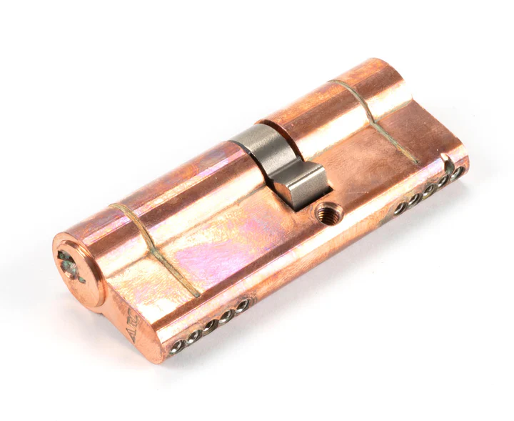 FTA 45813 POLISHED BRONZE 35/45 5PIN EURO CYLINDER