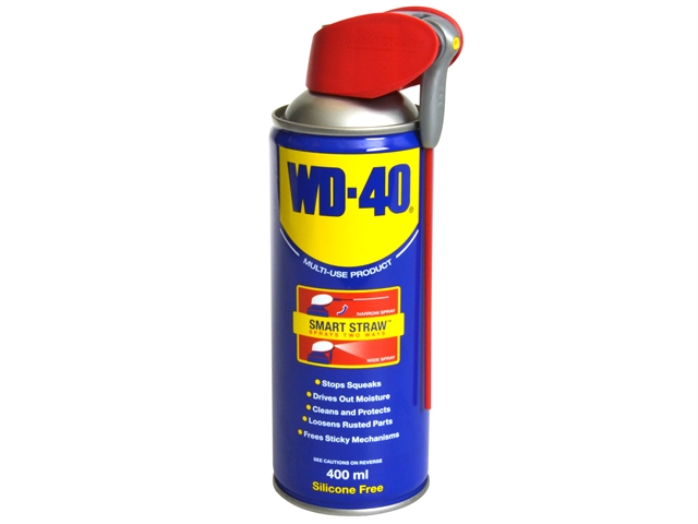 WD40 MULTI-PURPOSE LUBRICANT & CLEANER 450ML AEROSOL SPRAY (SMART STRAW)