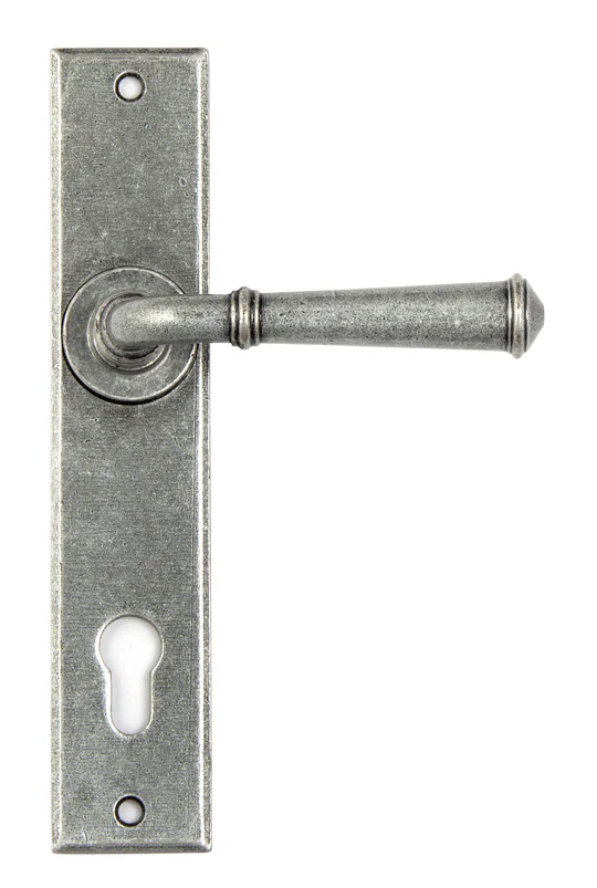 FTA 45129 PEWTER REGENCY LEVER ESPAG. LOCK SET