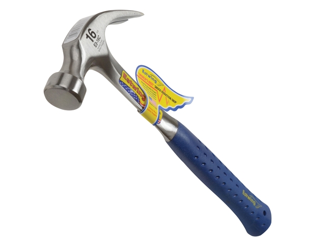 ESTWING CURVED CLAW HAMMER - VINYL HANDLED 16OZ 