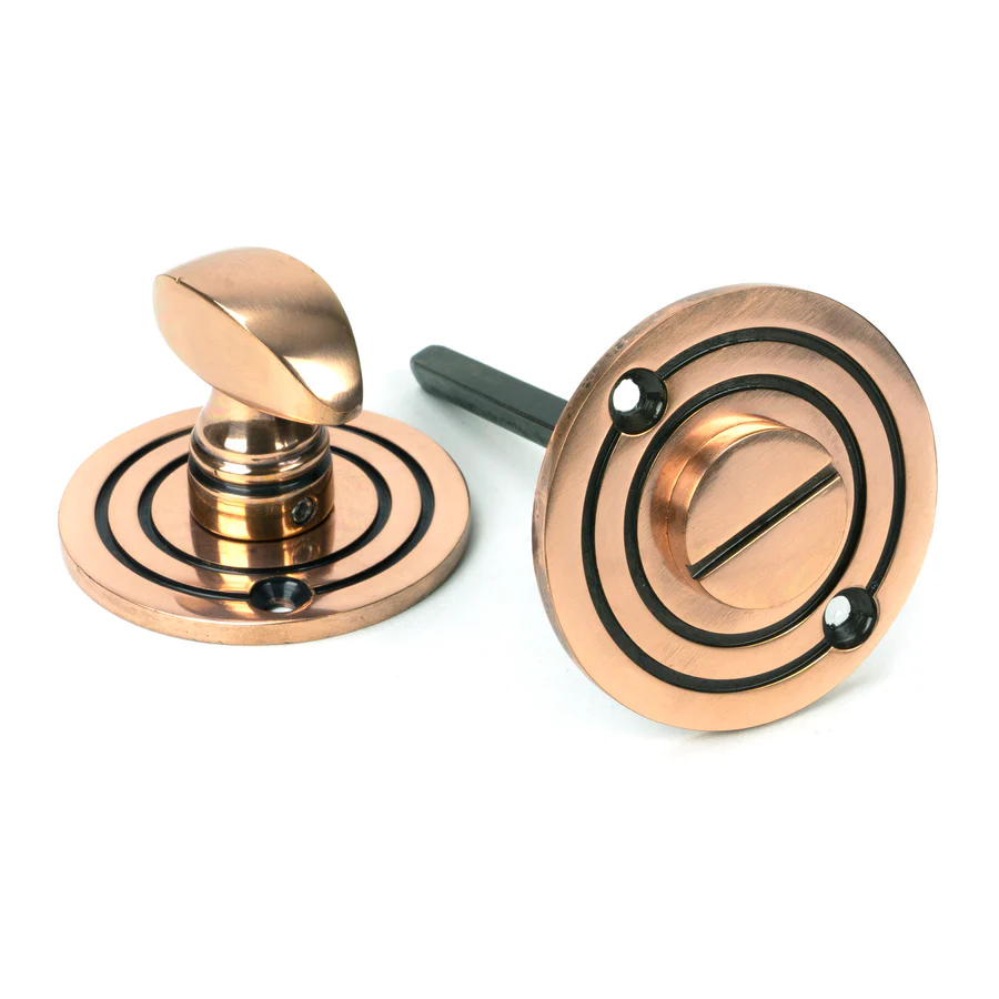 FTA 91930 POLISHED BRONZE ROUND BATHROOM THUMBTURN