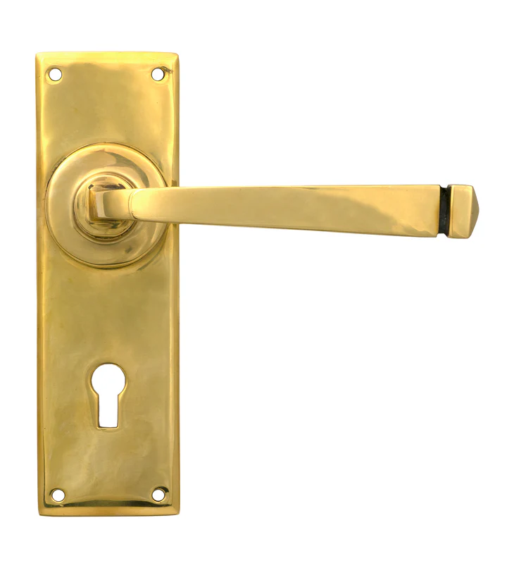 FTA 90358 AGED BRASS AVON LEVER LOCK SET