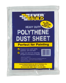 POLYTHENE DUST SHEET 12' X 9'  