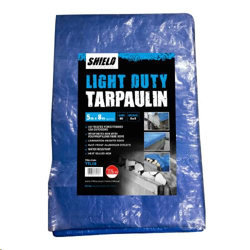 TARPAULIN SHEET LIGHT-DUTY 4M X 5M (BLUE)