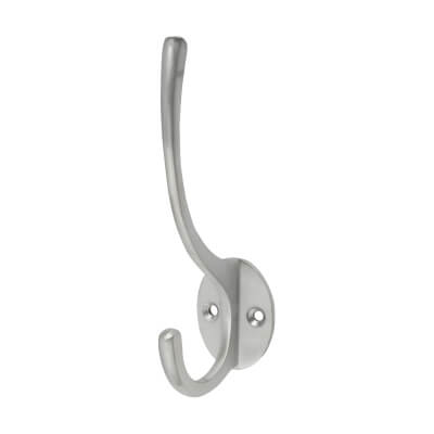 VICTORIAN HAT & COAT HOOK 137MM (5") SATIN CHROME