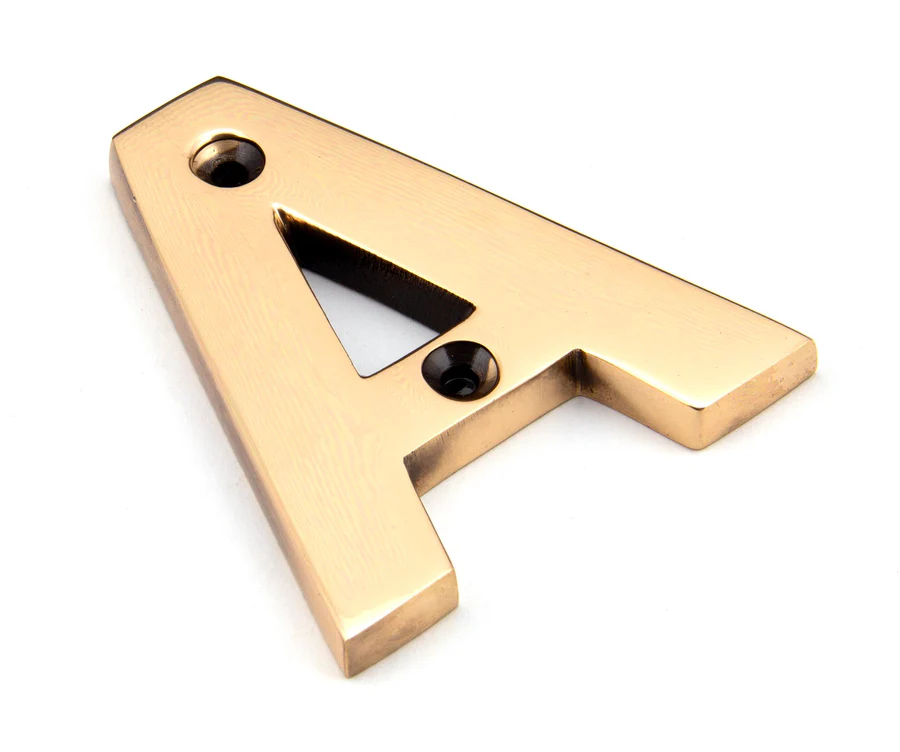 FTA 92031A POLISHED BRONZE LETTER A
