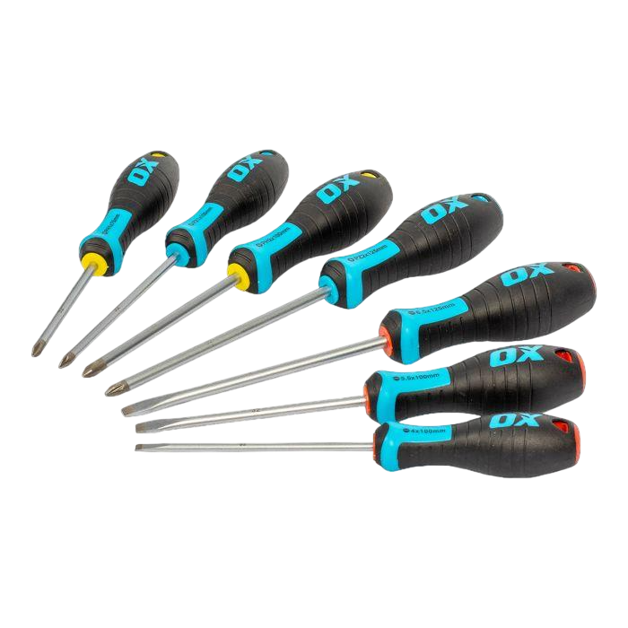 OX PRO SCREWDRIVER SET (7 PIECE)