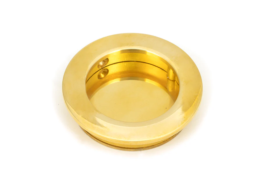 FTA 47167 POLISHED BRASS 60MM PLAIN ROUND PULL