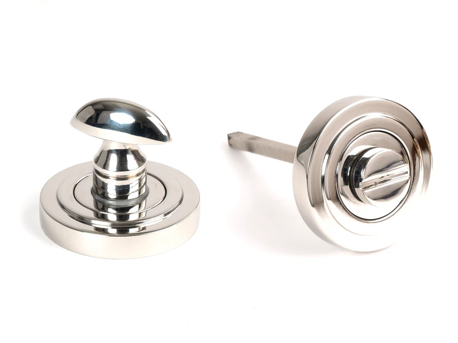 FTA 49861 POLISHED MARINE SS (316) ROUND THUMBTURN SET (ART DECO)