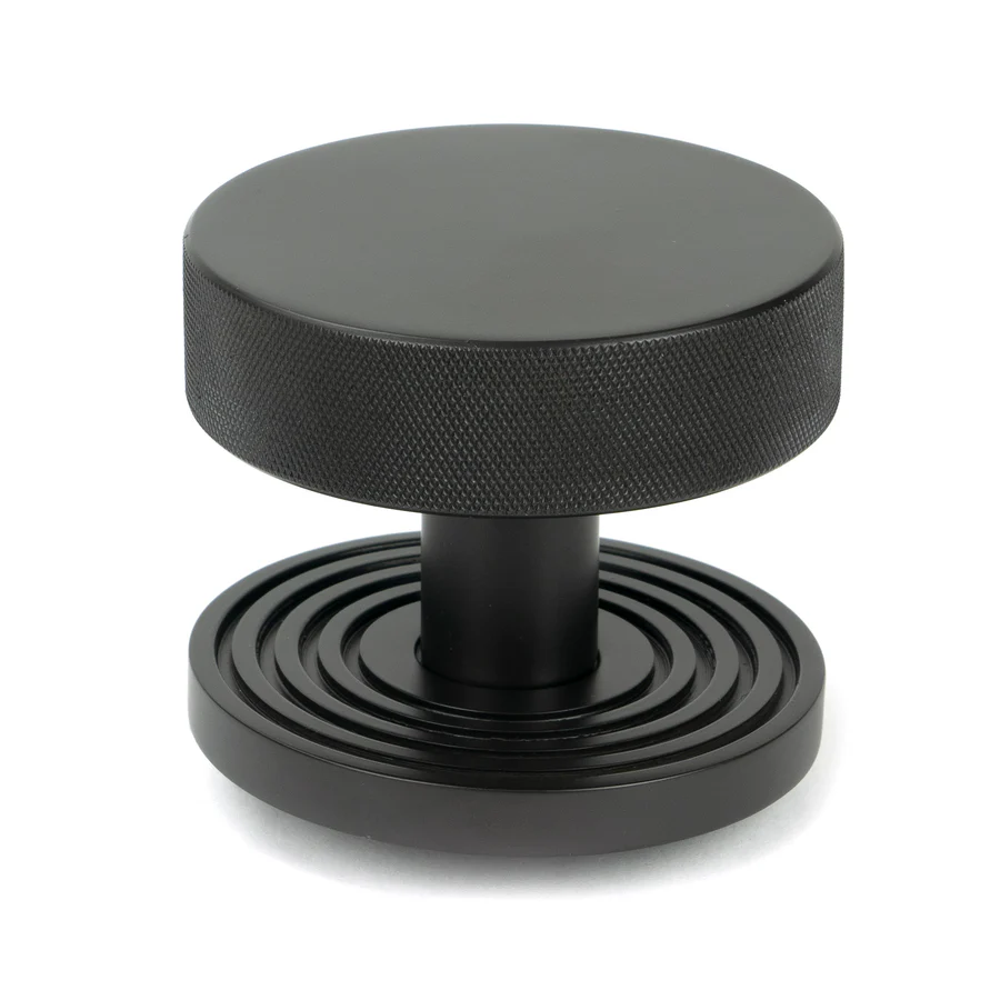 FTA 46788 AGED BRONZE BROMPTON MORTICE/RIM KNOB SET (BEEHIVE)