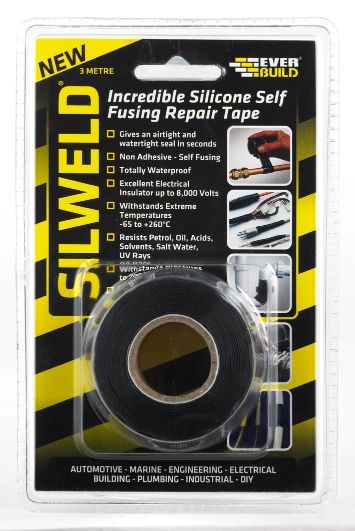 SILWELD TAPE 3MTR BLACK