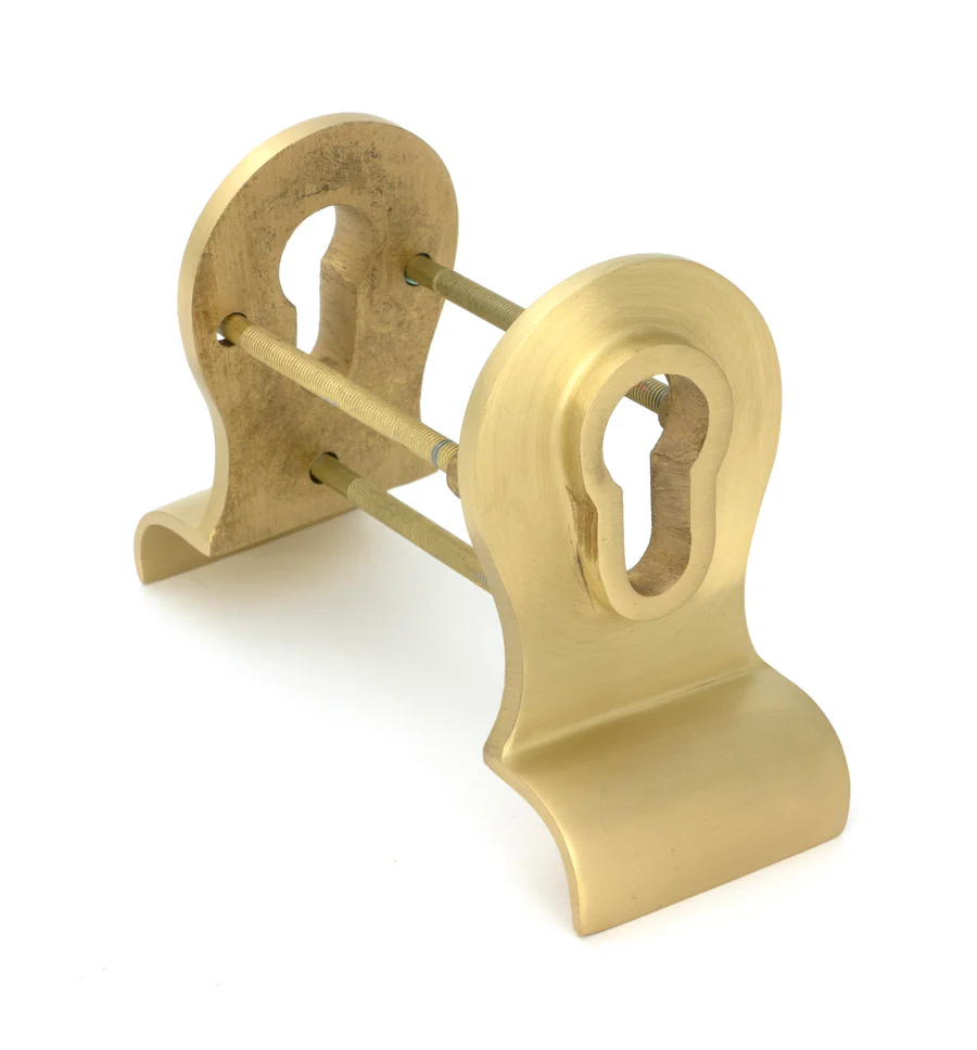 FTA 50899 SATIN BRASS 50MM EURO DOOR PULL (BACK TO BACK FIXINGS)