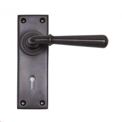 FTA 91435 AGED BRONZE NEWBURY LEVER LOCK SET