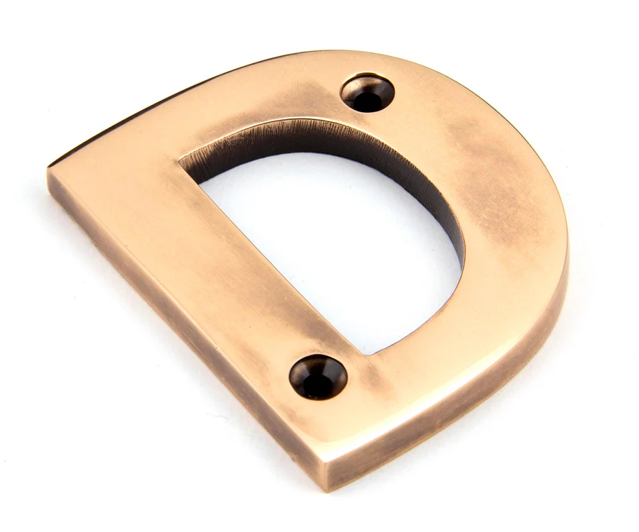 FTA 92031D POLISHED BRONZE LETTER D