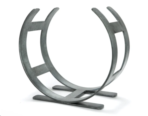 FTA 47210 PEWTER CURVED LOG HOLDER - SMALL