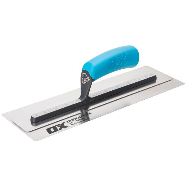 OX PRO ULTRAFLEX PLASTERER'S FINISHING TROWEL 355MM (14")