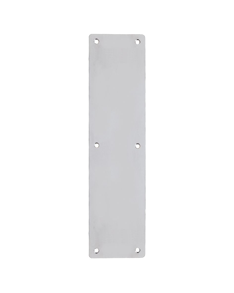FINGER/PUSH PLATE  475 X  75MM SATIN STAINLESS STEEL