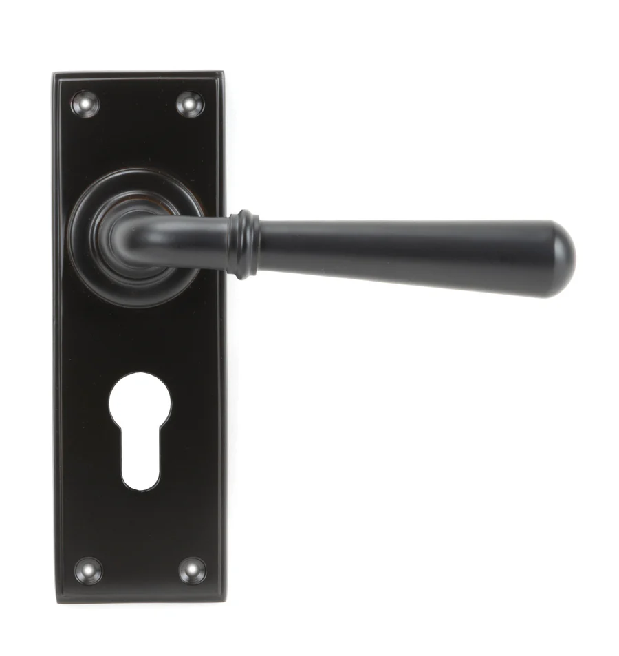 FTA 91438 AGED BRONZE NEWBURY LEVER EURO LOCK SET