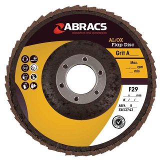 METAL FINISHING FLAP DISC - ALUMINIUM OXIDE 115 X 22.23MM X  60G 