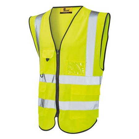 HI-VIS VEST/WAISTCOAT VELCRO FRONT CLASS 2 YELLOW (EXTRA EXTRA LARGE)