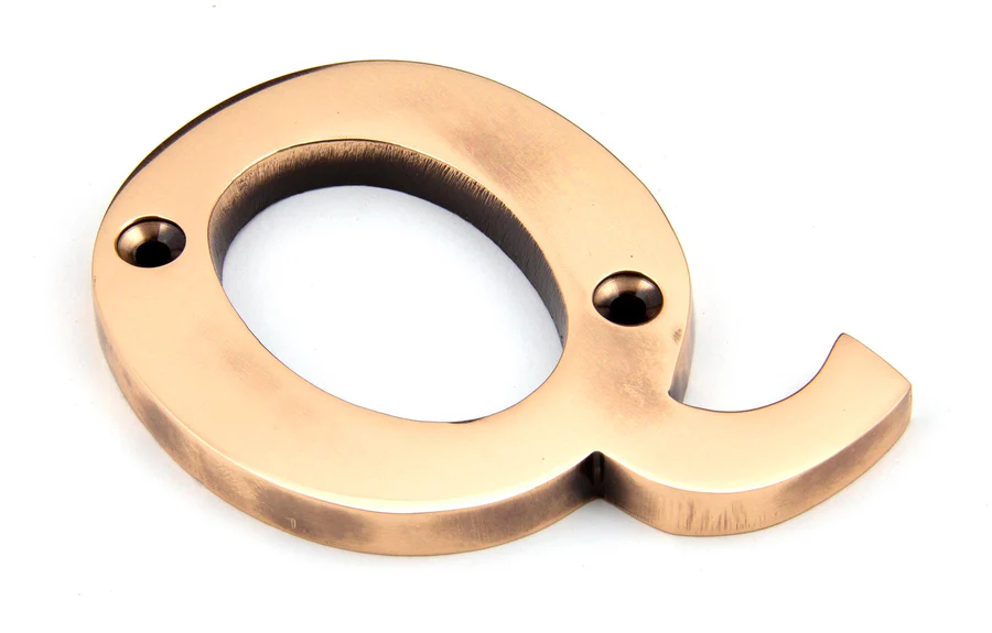 FTA 92031Q POLISHED BRONZE LETTER Q