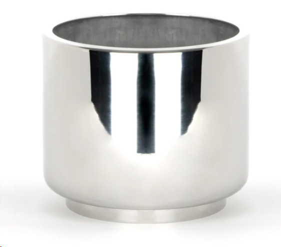 FTA 51323 POLISHED MARINE SS (316) 28CM NEWLYN POT (DRAINAGE HOLES)