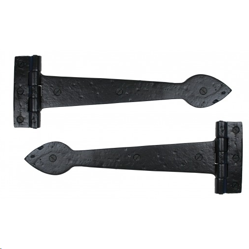 FTA 73226 BLACK SMOOTH 12 CAST T HINGE (PAIR)