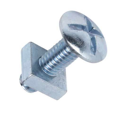 ROOFING BOLT & NUT BZP M 6 X  16 