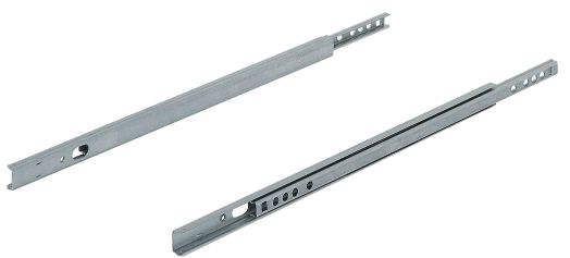 SINGLE EXTENSION DRAWER RUNNER - STEEL 187-284MM