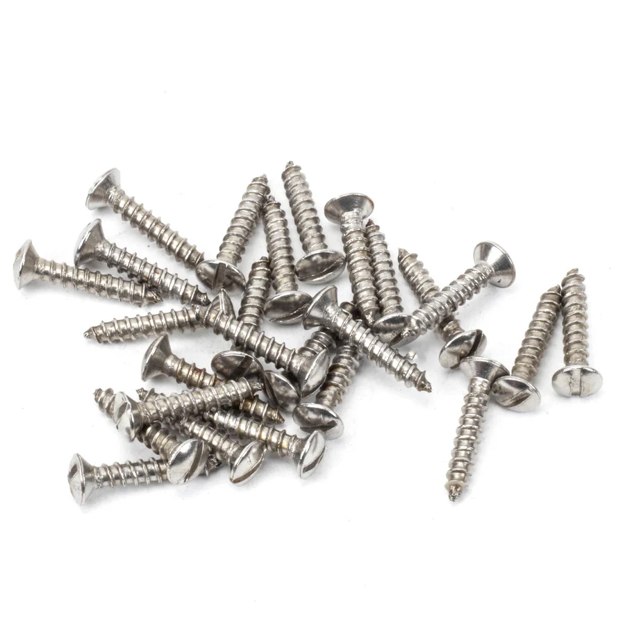 FTA 91243 STAINLESS STEEL 4X&frac34; COUNTERSUNK RAISED HEAD SCREWS (25)
