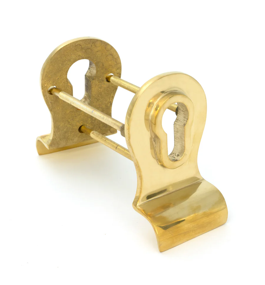 FTA 46550 POLISHED BRASS 50MM EURO DOOR PULL (BACK TO BACK FIXINGS)