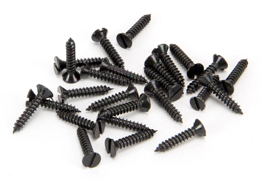 FTA 33408 BLACK 6 X 3/4 COUNTERSUNK SCREWS (25)