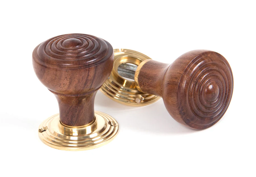 FTA 83562 ROSEWOOD RINGED MORTICE/RIM KNOB SET