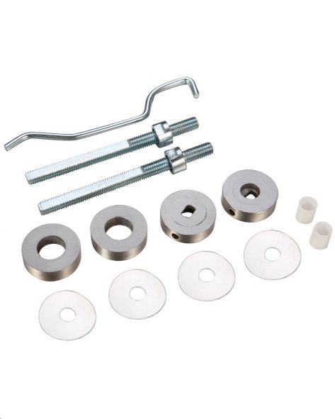 BACK TO BACK FIXING PACK 30MM SATIN STAINLESS