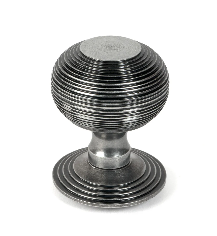 FTA 46661 PEWTER BEEHIVE CENTRE DOOR KNOB