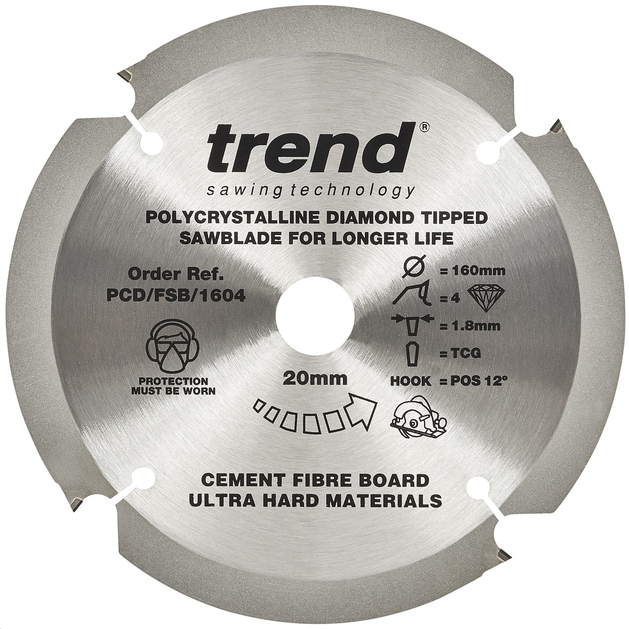 CRAFT PRO CIRCULAR SAW BLADE PCD 160 X 20 X 4T 