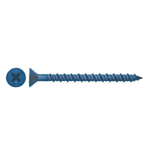BLUE CONCRETE SCREW - CSK 6.3 X 100MM 