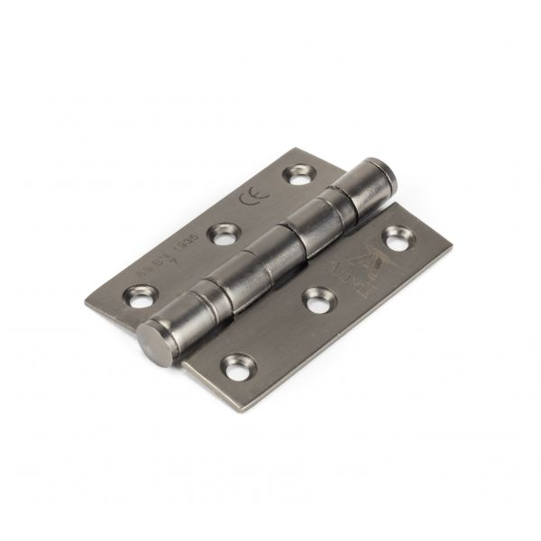 FTA 83976 AGED BRONZE 3 BALL BEARING BUTT HINGE (PAIR) SS